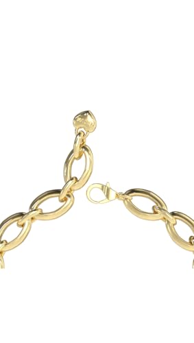GUESS Damenarmband Hearts Weiß Goldfarben 20,5 cm JUBB05204JWYGWHS