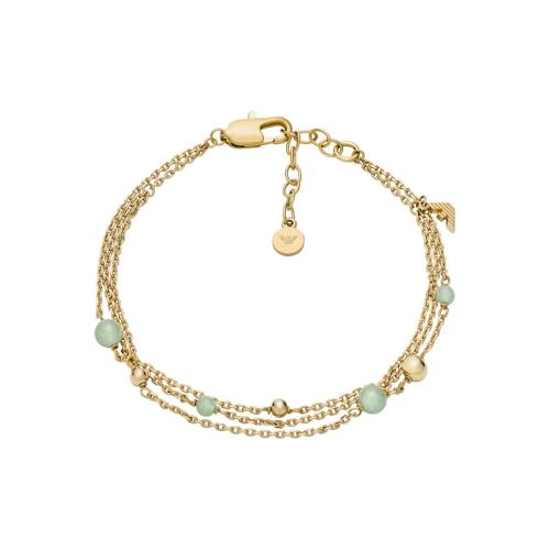 Emporio Armani Damen Gold-Ton Messing Armband, EGS3226710