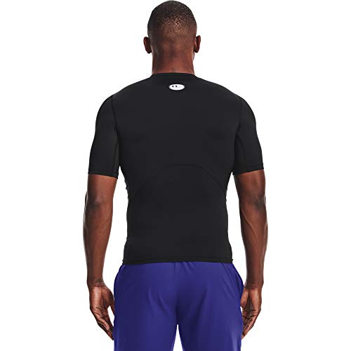 Under Armour Herren UA HG Armour Comp SS, kurzärmliges Funktionsshirt, schnelltrocknendes T-Shirt mit Kompressionspassform