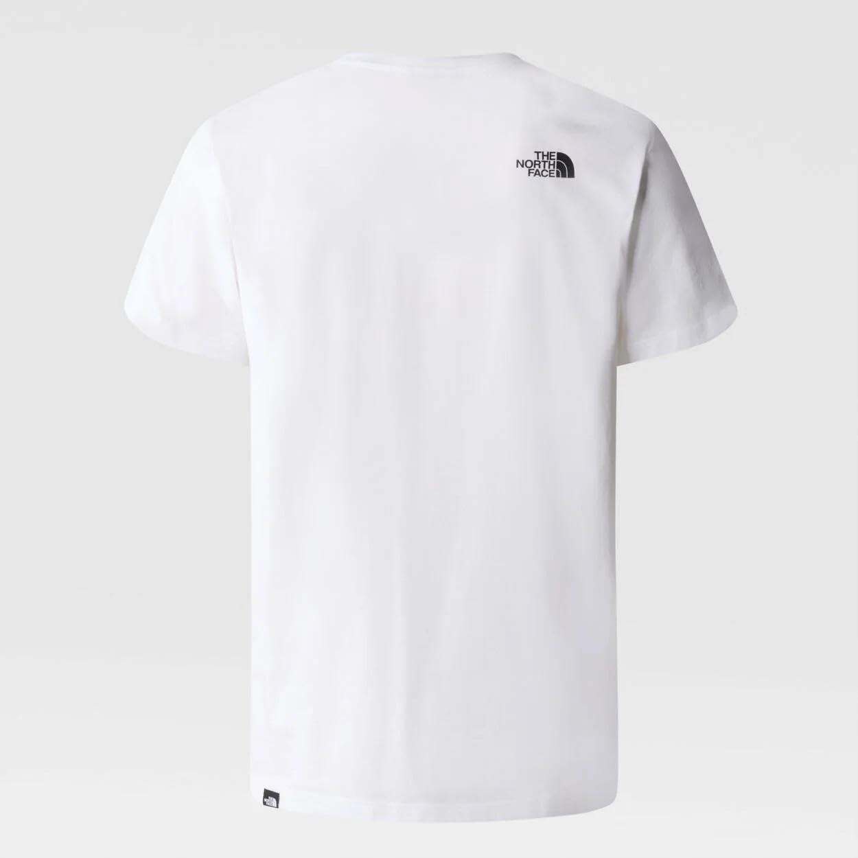 THE NORTH FACE NF0A87NGFN4 M S/S Simple Dome Tee T-Shirt Herren TNF White Größe L