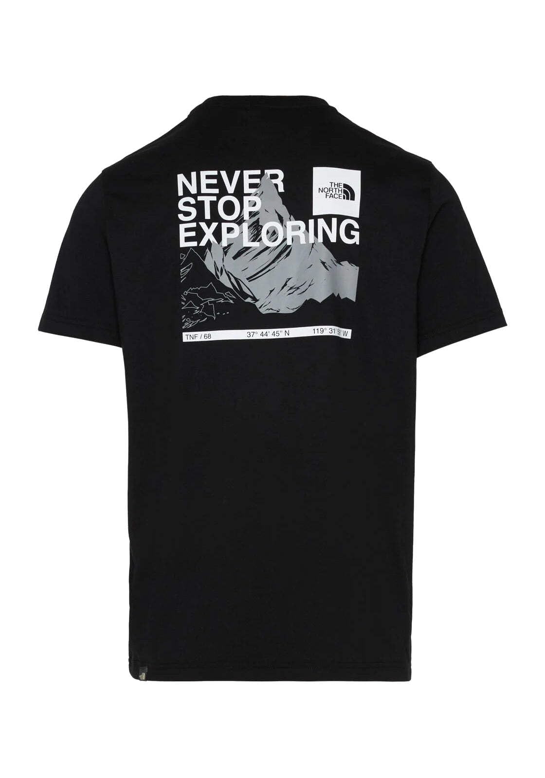 THE NORTH FACE NF0A8BGTJK3 M Blanca Tee T-Shirt Herren TNF Black Größe L