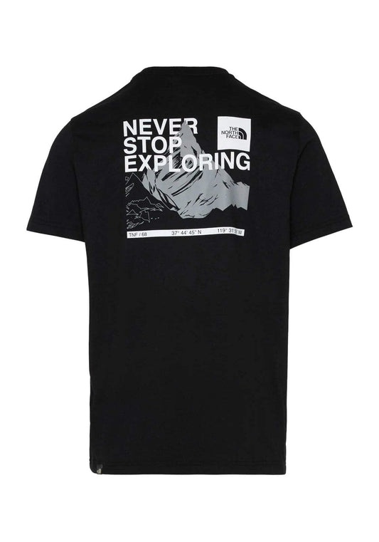 THE NORTH FACE NF0A8BGTJK3 M Blanca Tee T-Shirt Herren TNF Black Größe L