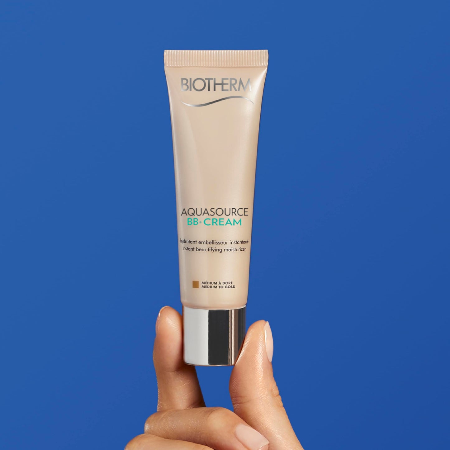 Biotherm Aquasource BB Cream Medium, dunkle getönte Tagescreme mit Life Plankton, pflegende Creme mit feuchtigkeitsspendender Wirkung und LSF15, für den optimalen Teint, 30 ml