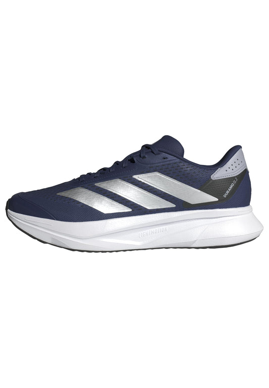 adidas Herren Duramo SL 2 Running Shoes Laufschuhe, Dark Blue/Silver Metallic/Halo Silver