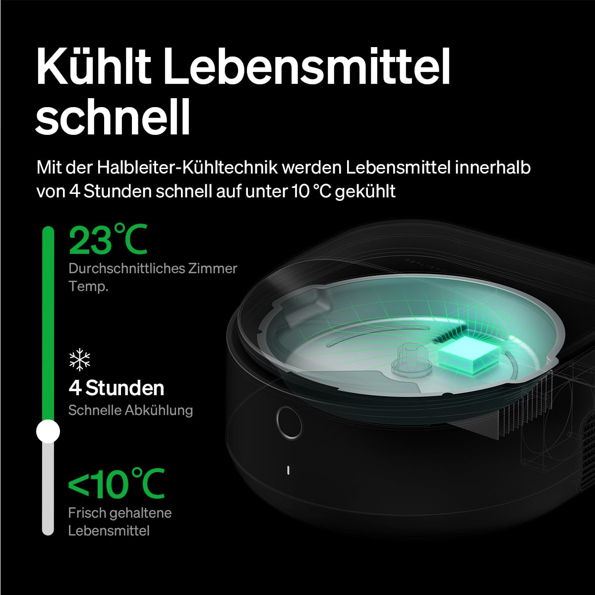 PETLIBRO Futterautomat Katze Nassfutter, Nassfutterautomat mit Halbleiter Kühlung, 2,4 GHz Wi-Fi Smart App-Steuerung, 3 Tage wahre Frische, Wet Food Futterspender für Katzen und Hunde