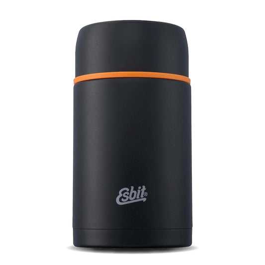Esbit Thermobehälter Classic für Speisen - Warmhaltebehälter 1000 ml in Schwarz - aus Edelstahl für warme und kalte Lebensmittel