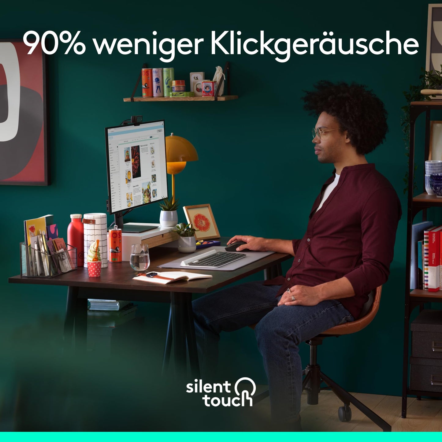 Logitech Signature M650 Kabellose Maus - für kleine bis mittelgroße Hände, 2-Jahres-Batterie, Leise Klicks, Anpassbare Seitentasten, Bluetooth, Kompatibilität mit mehreren Geräten - Graphit