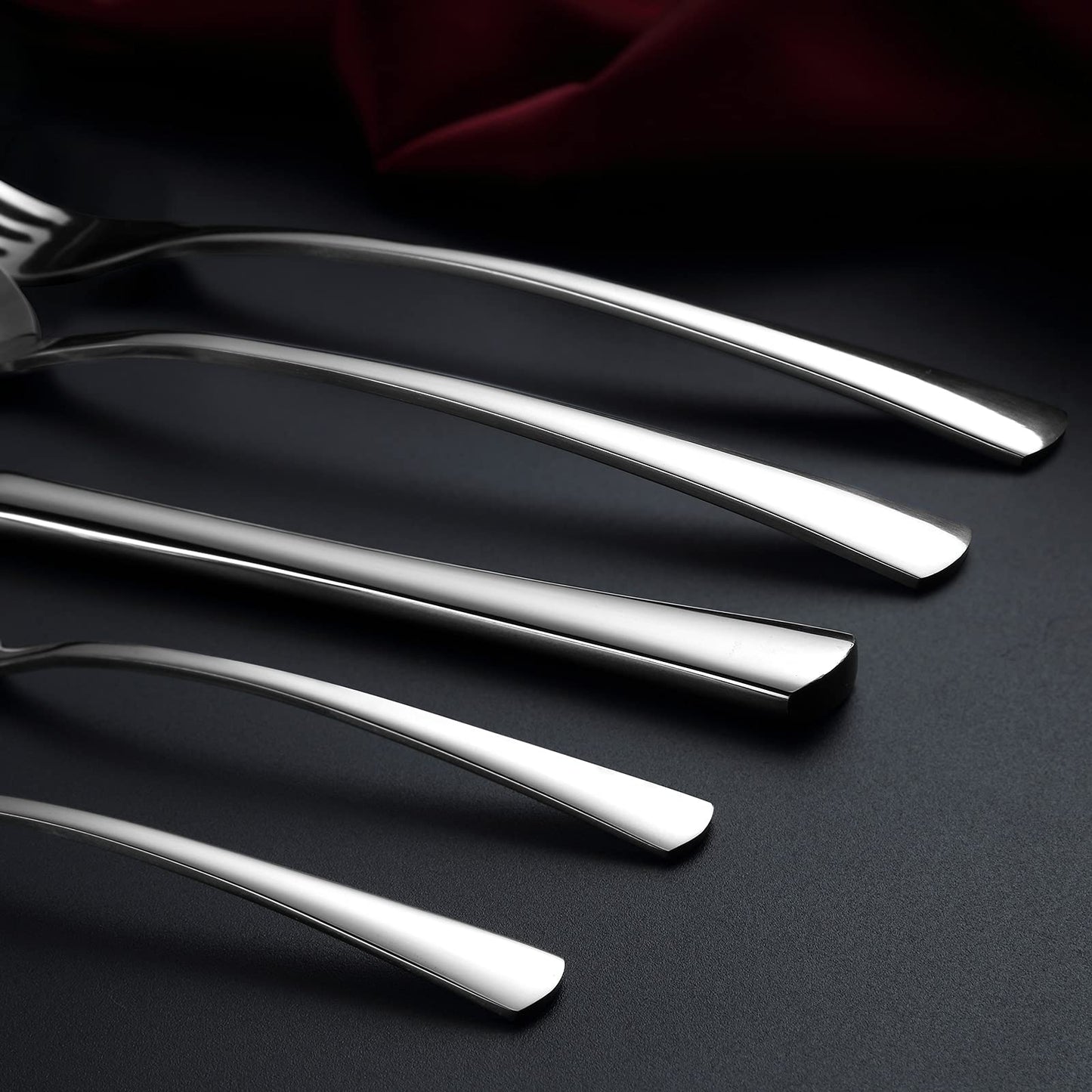 Bestdin Besteck Set 6 Personen, 30 teilig Edelstahl Besteckset, Essbesteck Set mit Messer Gabel Löffel, Hochwertiges Edelstahlbesteck, Spülmaschinenfest.