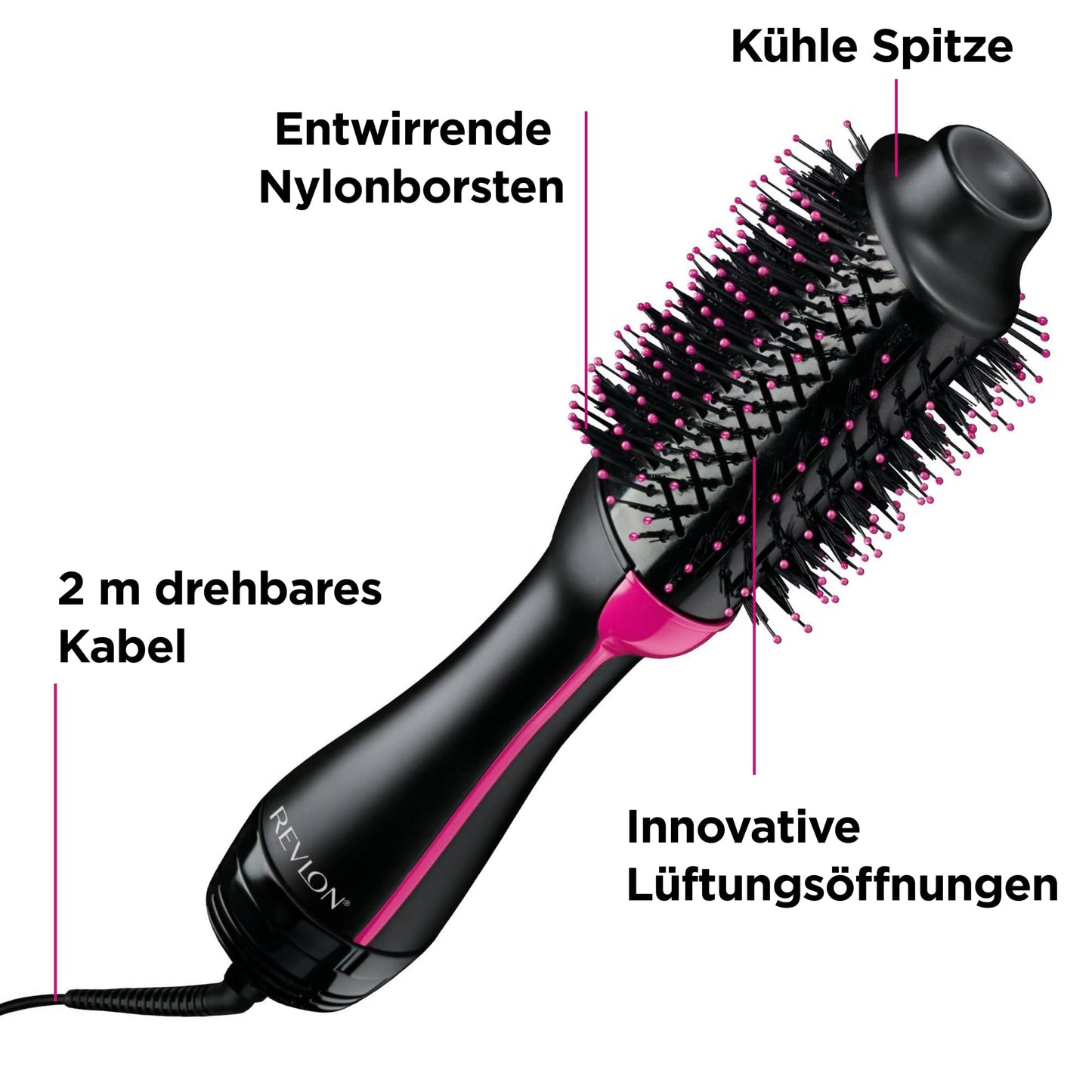 Revlon RVDR5222 Salon One-StepTM Haartrockner und Volumiser mit Kamm zum Abteilen