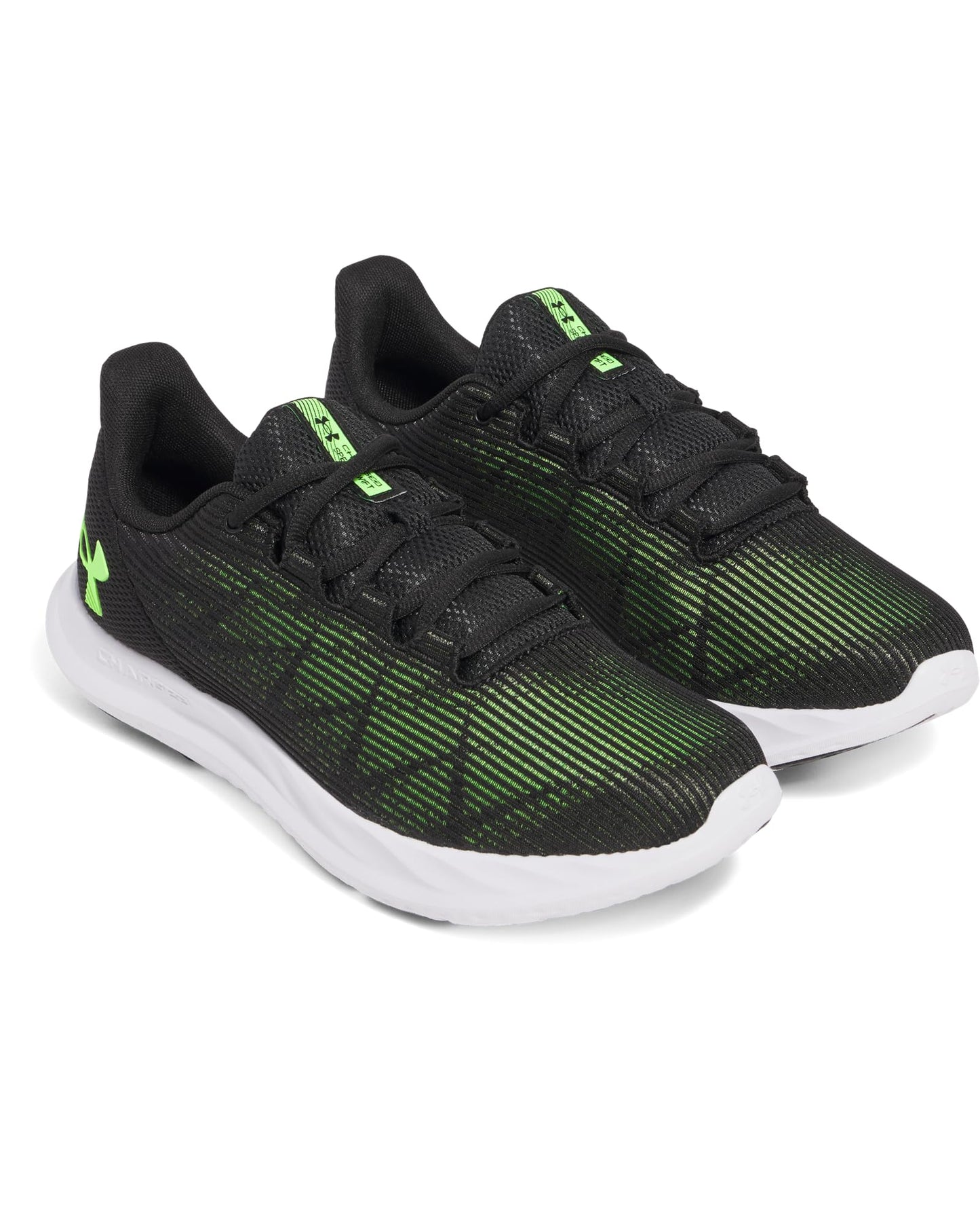 Under Armour Herren UA Charged Speed Swift Laufschuhe, Black/Black/Hyper Green