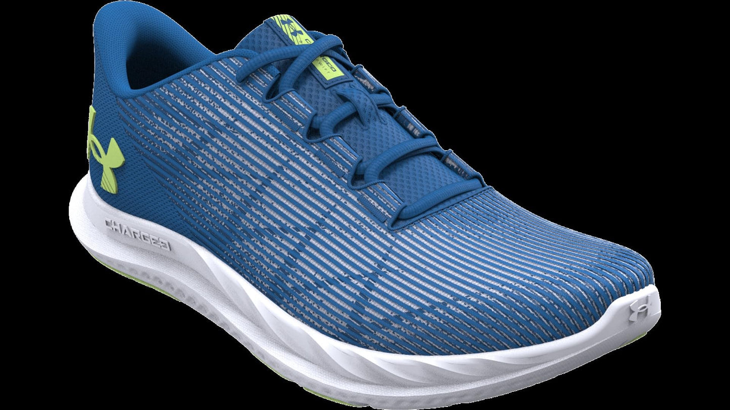 Under Armour Herren Ua Charged Speed Swift Laufschuhe, Tech Blue Tech Blue Morph Green