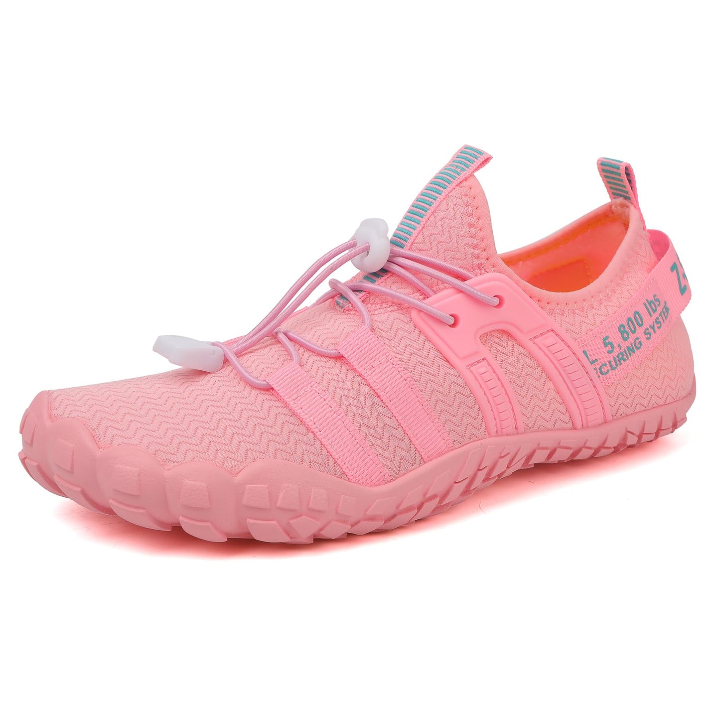 ziitop Wasserschuhe für Damen und Herren Barfußschuhe Unisex Badeschuhe Schnell Trocknend Strandschuhe Leicht Fitnessschuhe Weich Surfschuhe Poolschuhe für Tauchen,Surfen,Wandern,Yoga(Rosa,40EU)
