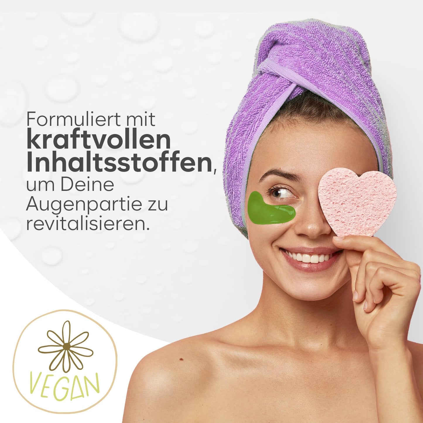 BLOOMORA Gemischte Augenpads (30 Paare) | Eye Pads mit Niacinamid & Augenpads Hyaluron | Augenpads Gegen Augenringe | Augenringe Entfernen | Eye Patches