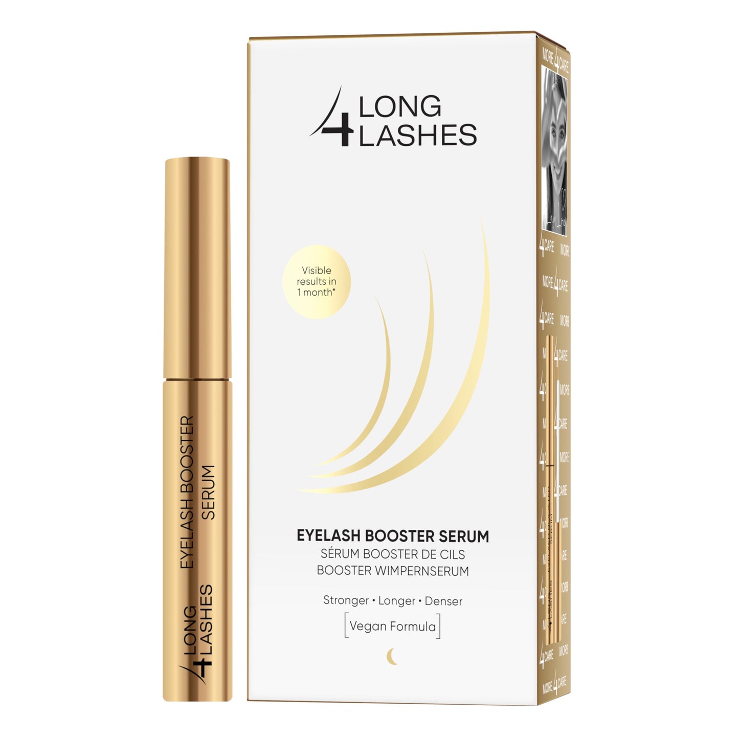 Long4Lashes FX5 - Doppelt POWER Wimpernserum | New Formula | VEGAN | Eyelash Serum 3ml+3ml Sparset | atemberaubendes Wunderserum im Doppelpack