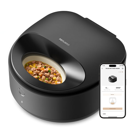 PETLIBRO Futterautomat Katze Nassfutter, Nassfutterautomat mit Halbleiter Kühlung, 2,4 GHz Wi-Fi Smart App-Steuerung, 3 Tage wahre Frische, Wet Food Futterspender für Katzen und Hunde