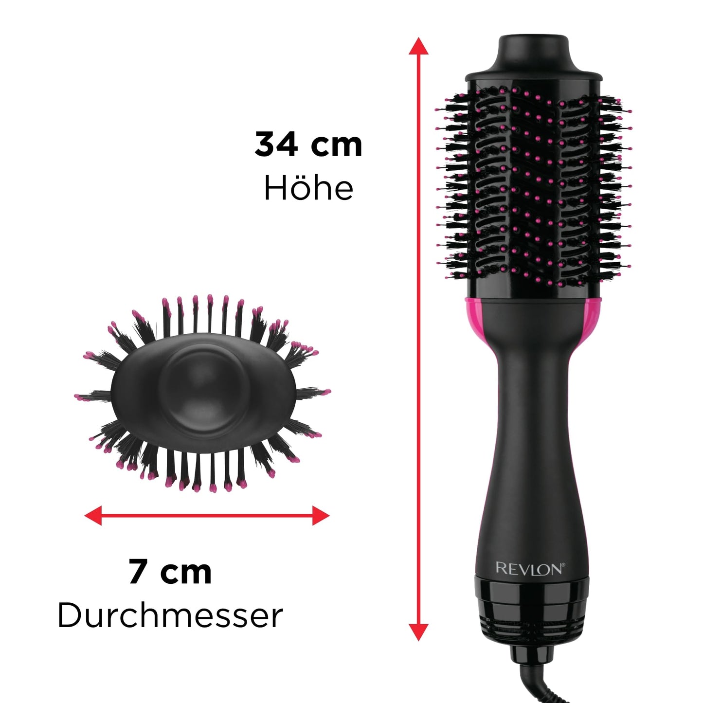 Revlon RVDR5222 Salon One-StepTM Haartrockner und Volumiser mit Kamm zum Abteilen