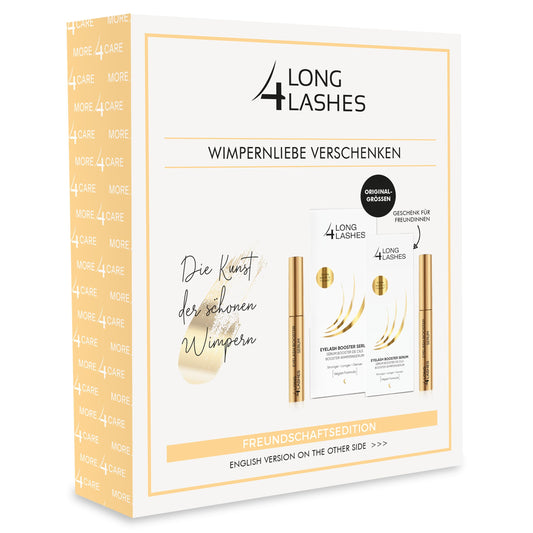 Long4Lashes FX5 - Doppelt POWER Wimpernserum | New Formula | VEGAN | Eyelash Serum 3ml+3ml Sparset | atemberaubendes Wunderserum im Doppelpack