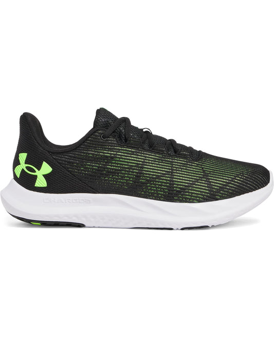 Under Armour Herren UA Charged Speed Swift Laufschuhe, Black/Black/Hyper Green