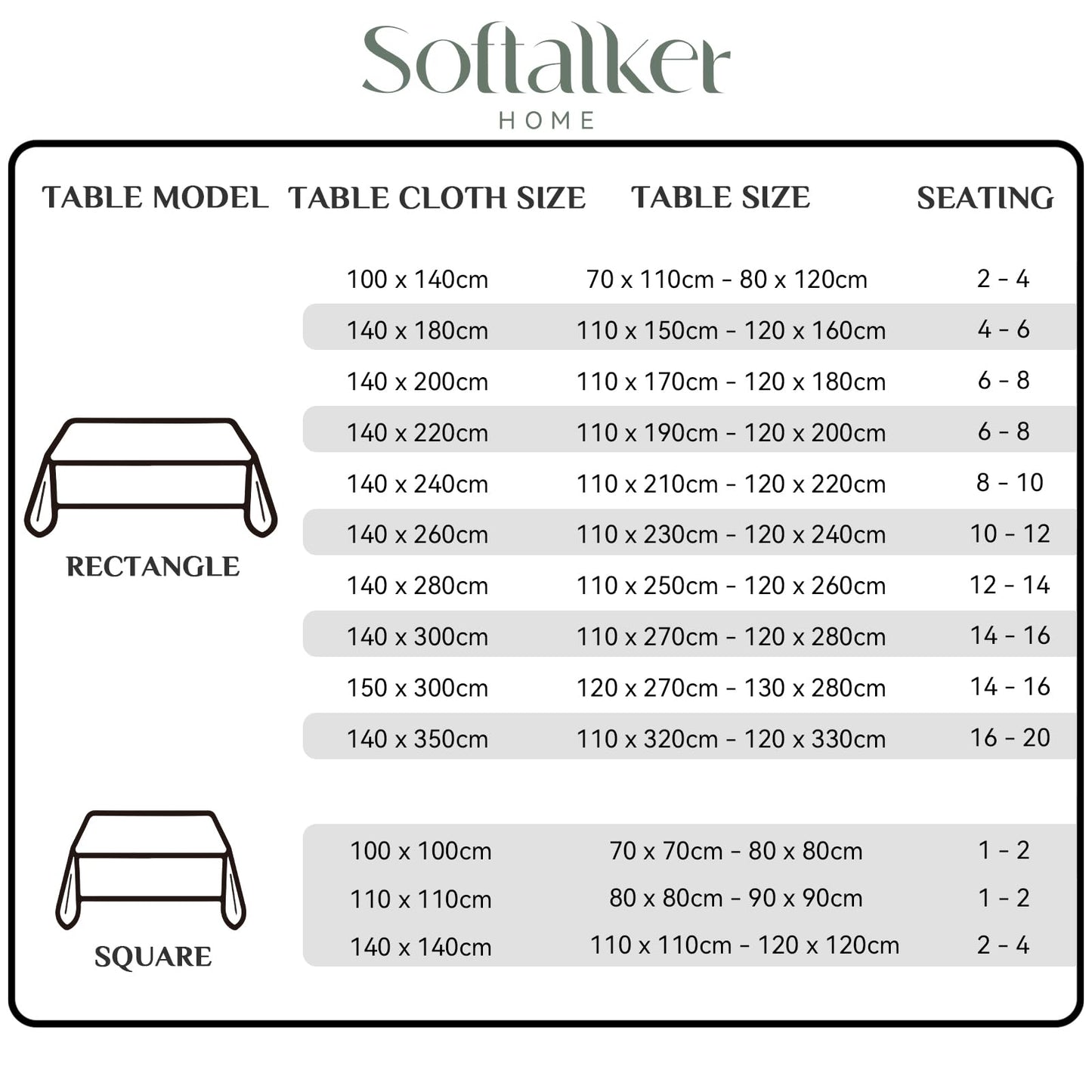 Softalker tischdecke abwaschbar Outdoor rechteckig 240 x 140 cm Wasserabweisende tischdecken leinenoptik tischtuch tischwäsche Wohnzimmertisch Table Cloth für Camping, Garten, Hochzeiten, Geburtstag
