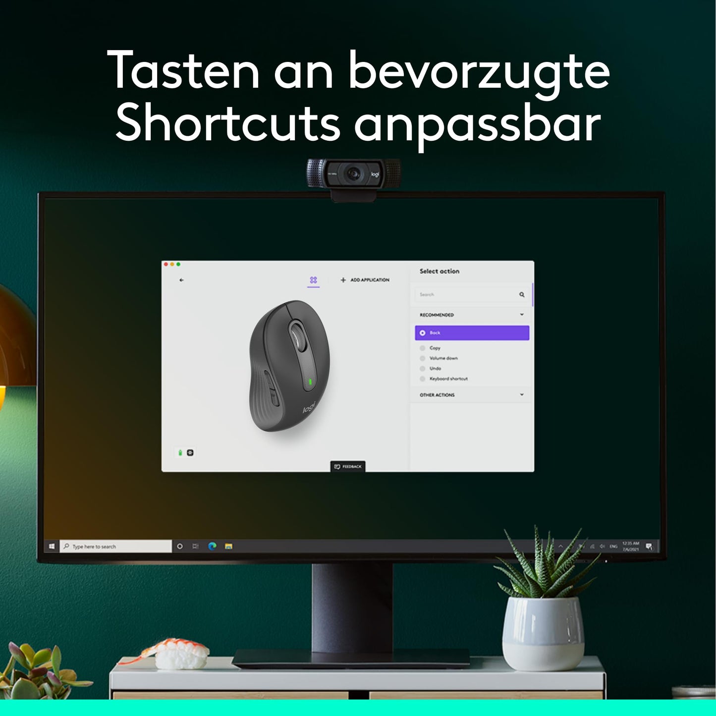 Logitech Signature M650 Kabellose Maus - für kleine bis mittelgroße Hände, 2-Jahres-Batterie, Leise Klicks, Anpassbare Seitentasten, Bluetooth, Kompatibilität mit mehreren Geräten - Graphit
