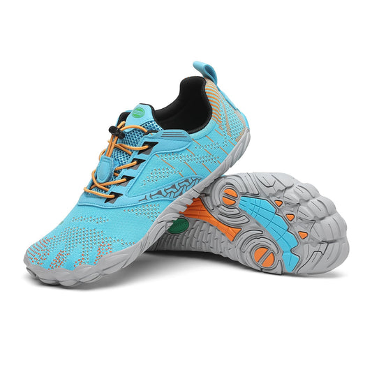 SAGUARO Barfußschuhe Herren Barfuss Schuhe Damen Barfussschuhe Zehenschuhe Outdoor & Indoor Fitnessschuhe rutschfest Traillaufschuhe Barefoot Shoes mit Zero-Drop Solhe Aero,Gr.45