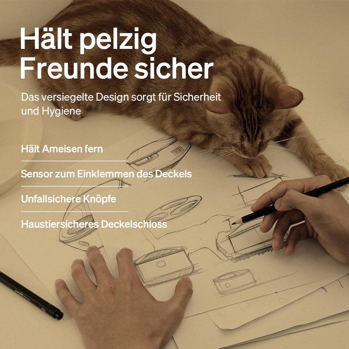 PETLIBRO Futterautomat Katze Nassfutter, Nassfutterautomat mit Halbleiter Kühlung, 2,4 GHz Wi-Fi Smart App-Steuerung, 3 Tage wahre Frische, Wet Food Futterspender für Katzen und Hunde