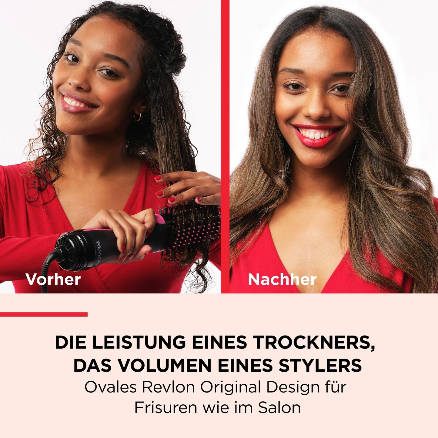 Revlon RVDR5222 Salon One-StepTM Haartrockner und Volumiser mit Kamm zum Abteilen
