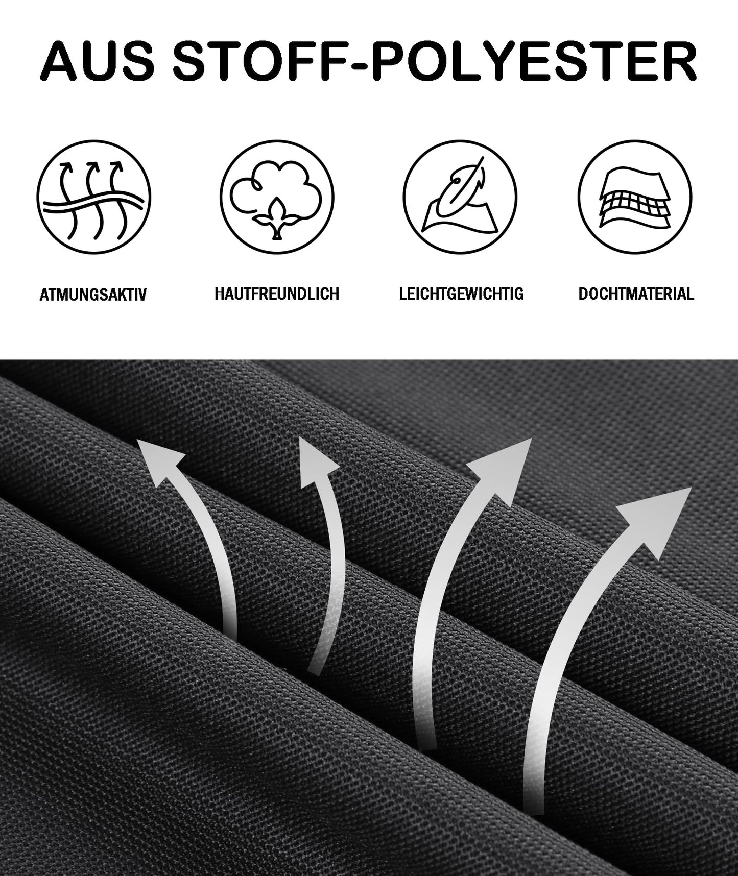 JACKETOWN Poloshirts Herren Kurzarm Atmungsaktives Schnelltrocknend Poloshirts Männer Sommer Knopfleiste T-Shirts Männer Casual Sport Shirt Basic Regular Fit Golf Polohemd(Dunkelgrau-L)