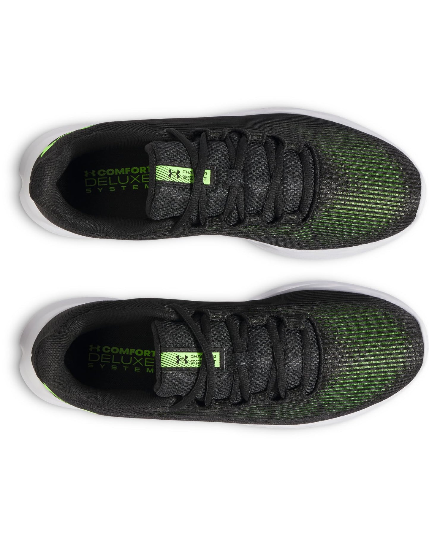 Under Armour Herren UA Charged Speed Swift Laufschuhe, Black/Black/Hyper Green