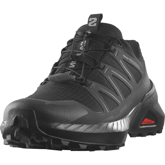 Salomon Speedcross Peak Climasalomon wasserdichte Herren Trail-Laufschuhe, Outdoor-bereit, Geländegängiger Schutz , Aktiver Grip, Black, 44 2/3