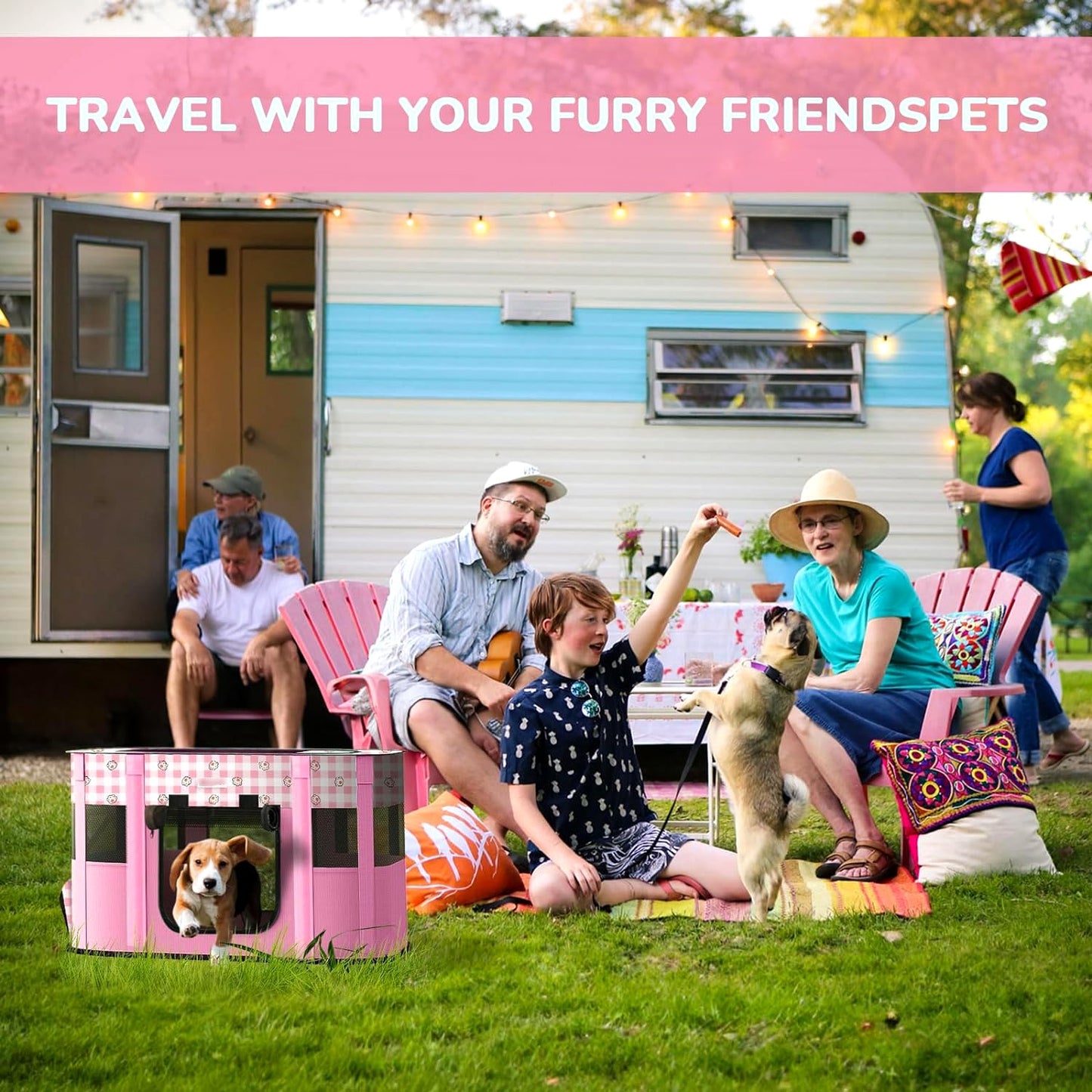WAVATA Welpenlaufstall Tierlaufstall – Faltbarer Laufstall für Haustiere, 70x55x40cm, Oxford Wasserdichter Welpenauslauf für Hunde,Kaninchen,Katzen und Meerschweinchen, Indoor & Outdoor(Grau)