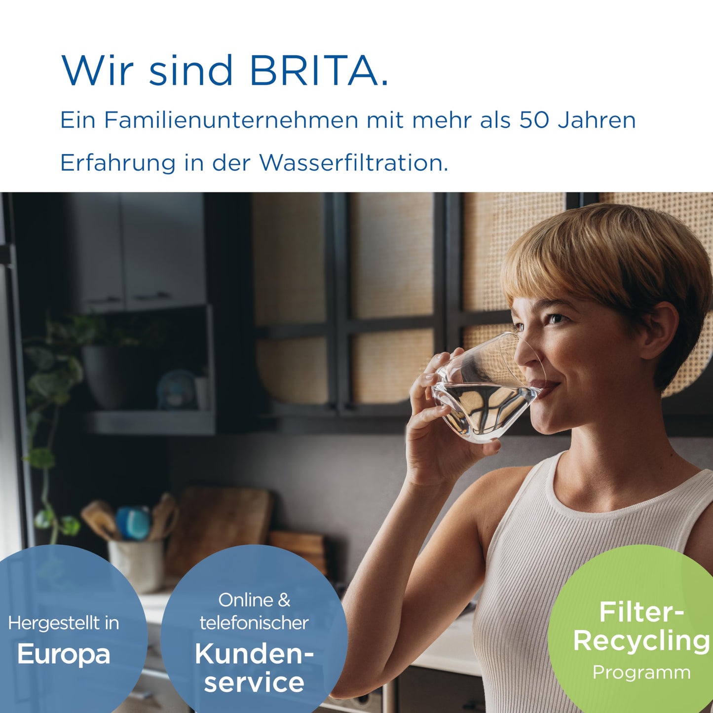 BRITA Wasserfilter Kanne Marella graphit (2,4l) inkl. 6x MAXTRA PRO All-in-1 Kartusche (Halbjahrespaket) – Wasserfilter reduziert Kalk, Chlor, Blei, Kupfer & geschmacksstörende Stoffe im Wasser