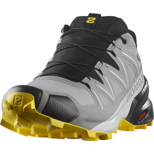 Salomon Herren Speedcross Gore-tex Trailrunning-Schuhe, Sharkskin Black Lemon, 43 1/3 EU