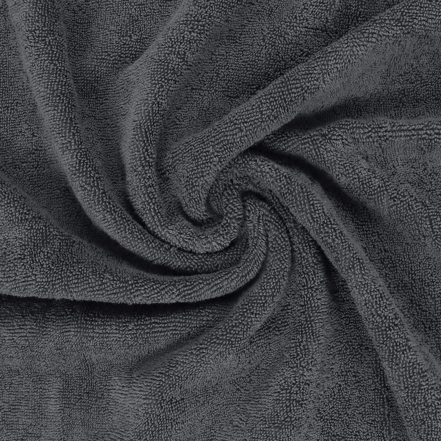 Utopia Towels 8 teilig Handtücher Set aus Baumwolle mit Aufhänger 2 Badetuch, 2 Handtücher und 4 Washclappen (Grau)