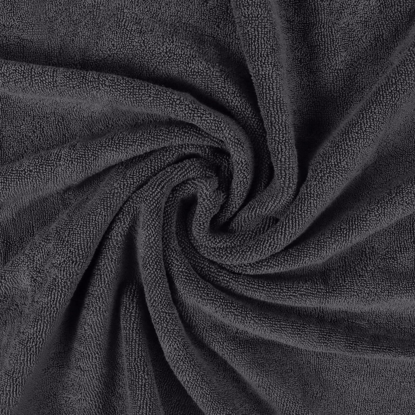 Utopia Towels - 2er Badetücher Groß aus Baumwolle mit Aufhänger, Saunatücher,Badehandtücher Groß, Handtücher 90 x 180 cm (Grau)